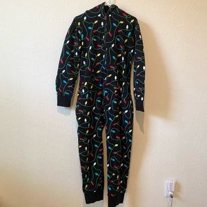 tipsyelves Christmas Holiday Lightbulb Pajama Onesie